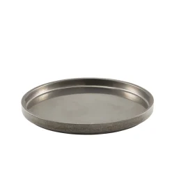 Edelstahlteller, vintage - 26,5 cm