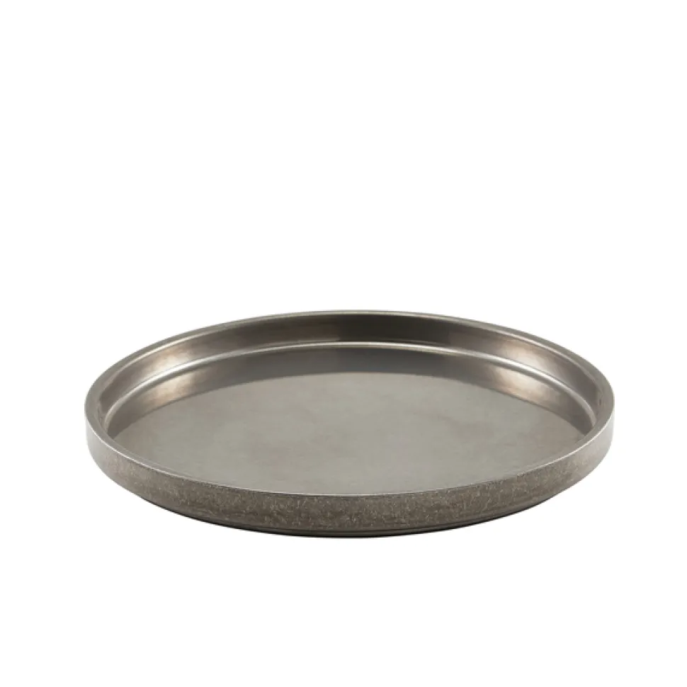 Edelstahlteller, vintage - 26,5 cm