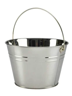 Eimer, silberfarben - Edelstahl (6L)