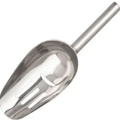 Eisschaufel, Edelstahl, mit Ablaufschlitzen - 0,35l