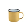 Emaille-Becher mit Henkel, gelb - 360ml