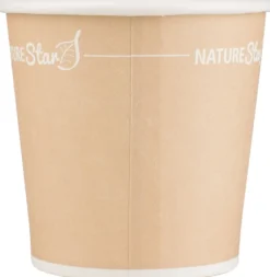 Espresso-/Kaffeebecher Papier, braun - 100ml (50 Stk.)