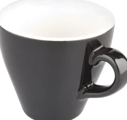 Espressotasse Italia Black, schwarz-weiß - 90ml (1 Stk.)