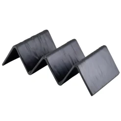 Fast-Food-Ständer, Melamin schwarz - 2-3 Fächer (12 Stk.)