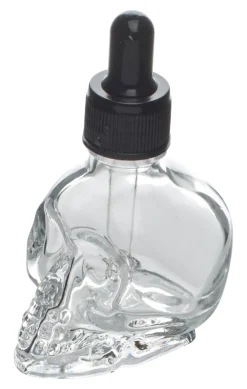 Flasche mit Pipette, Totenkopf - 40ml
