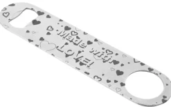 Flaschenöffner/Speedopener, Edelstahl - Edition: Made with love