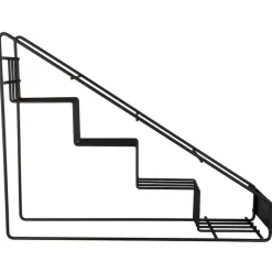 Flaschentreppe schmal - schwarz