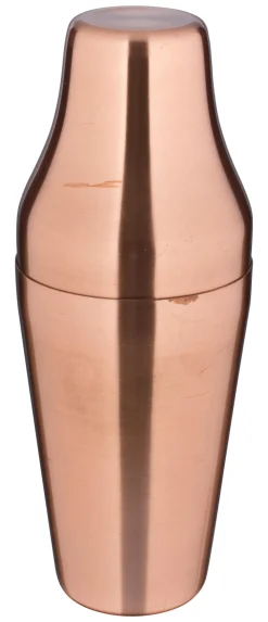 French Cocktail Shaker, kupferfarben matt, 500ml - B-Ware