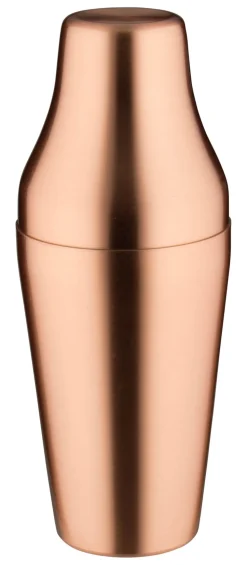 French Cocktail Shaker, kupferfarben matt, zweiteilig (500ml)
