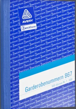 Garderobennummern ZWE 867 1-500