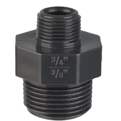 Gewindefitting Reduzierstück 3/4" AG x 3/8" AG - PVC