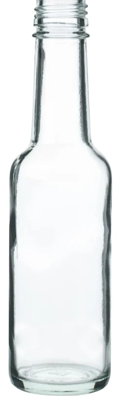 Glasflasche Geradhals klar - 200ml
