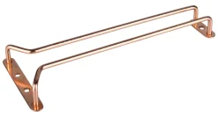 Gläserschiene 28cm - kupferfarben