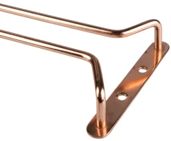 Gläserschiene 28cm - kupferfarben