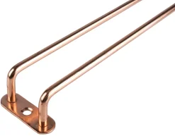 Gläserschiene 28cm - kupferfarben