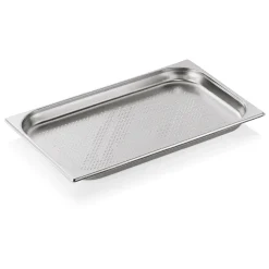 GN 1/1 Behälter, Bodenlochung, CNS - H 4cm (Serie GN CORE)