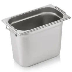 GN 1/4 Behälter, mit Fallgriffen, CNS - 20cm (Serie GN CORE)