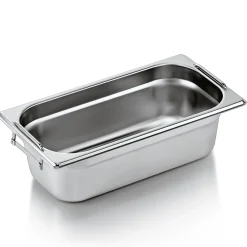 GN 1/3 Behälter, mit Fallgriffen, CNS - 10cm (Serie GN CORE)