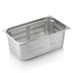 GN 1/1 Behälter, mit Seiten- & Bodenlochung,CNS, GN ESSENTIALS - 20cm (6 Stk.)