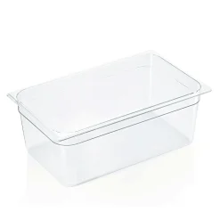 GN 1/1 Behälter mit Skalierung, Polycarbonat transparent - H 20cm (Serie GN 94)