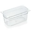 GN 1/3 Behälter mit Skalierung, Polycarbonat transparent - H 15cm (Serie GN 94)