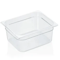 GN 1/2 Behälter mit Skalierung, Polycarbonat transparent - H 15cm (Serie GN 94)