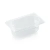 GN 1/9 Behälter mit Skalierung, Polycarbonat transparent - H 6,5cm (Serie GN 94)