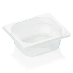 GN 1/6 Behälter mit Skalierung, Polypropylen - H 6,5cm (Serie GN 89)