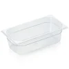 GN 1/3 Behälter mit Skalierung, Polycarbonat transparent - H 10cm (Serie GN 94)