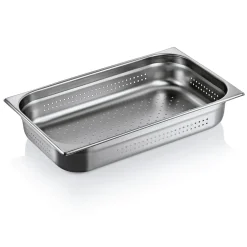 GN 1/1 Behälter, perforiert, CNS 18/8 - 10cm (Serie GN SELECT)
