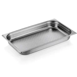 GN 1/1 Behälter, perforiert, CNS 18/8 - 6,5cm (Serie GN SELECT)