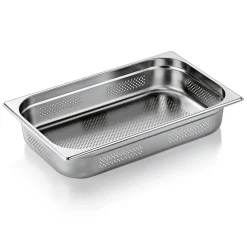 GN 1/1 Behälter, Seiten- & Bodenlochung, CNS - H 10cm (Serie GN CORE)