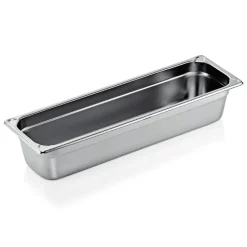 GN 2/4 Behälter, U-Ecken, CNS - H 10cm (Serie GN CORE)