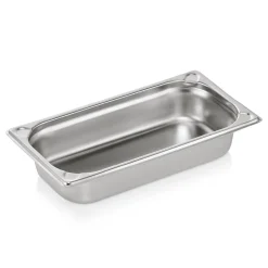 GN 1/3 Behälter, U-Ecken, CNS - H 6,5cm (Serie GN CORE)