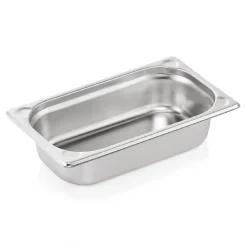 GN 1/4 Behälter, U-Ecken, CNS - H 6,5cm (Serie GN CORE)