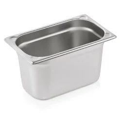 GN 1/4 Behälter, U-Ecken, CNS - H 15cm (Serie GN CORE)