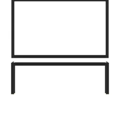 GN 1/1 Büffetständer Luxor, Stahl schwarz - 53x32,5x17cm