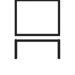 GN 1/2 Büffetständer Luxor, Stahl schwarz - 32,5x26,5x17cm