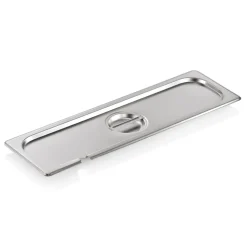 GN 2/4 Deckel, mit Löffelaussparung, CNS 18/8 (Serie GN SELECT)