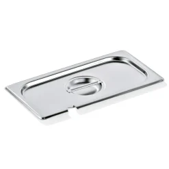 GN 1/3 Deckel, mit Löffelaussparung, CNS 18/8 (Serie GN SELECT)