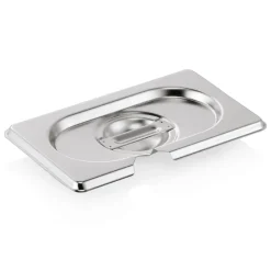 GN 1/9 Deckel, mit Löffelaussparung, CNS (Serie GN CORE)