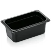 GN 1/4 Gastronormbehälter 100mm Tiefe - PC schwarz (Serie GN 96)