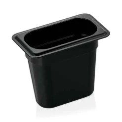 GN 1/9 Gastronormbehälter 150mm Tiefe - PC schwarz (Serie GN 96)