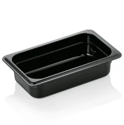GN 1/4 Gastronormbehälter 65mm Tiefe - PC schwarz (Serie GN 96)