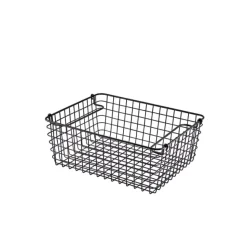 GN 1/2 Präsentationskorb, Draht - schwarz