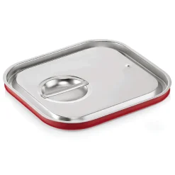 GN 2/3 Transportdeckel, Silikondichtung, CNS (Serie GN CORE)