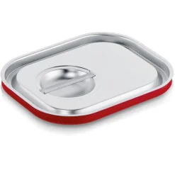 GN 1/2 Transportdeckel, Silikondichtung, CNS (Serie GN CORE)