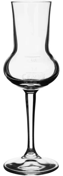 Grappaglas Riserva, Bormioli Rocco - 80ml, 2+4cl Eiche (6 Stk.)