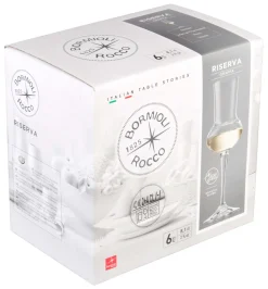 Grappaglas Riserva, Bormioli Rocco - 80ml, 2+4cl Eiche (6 Stk.)