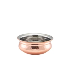 Handi-Schüssel, Edelstahl gehämmert, kupferfarben - 12,5 cm (12 Stk.)